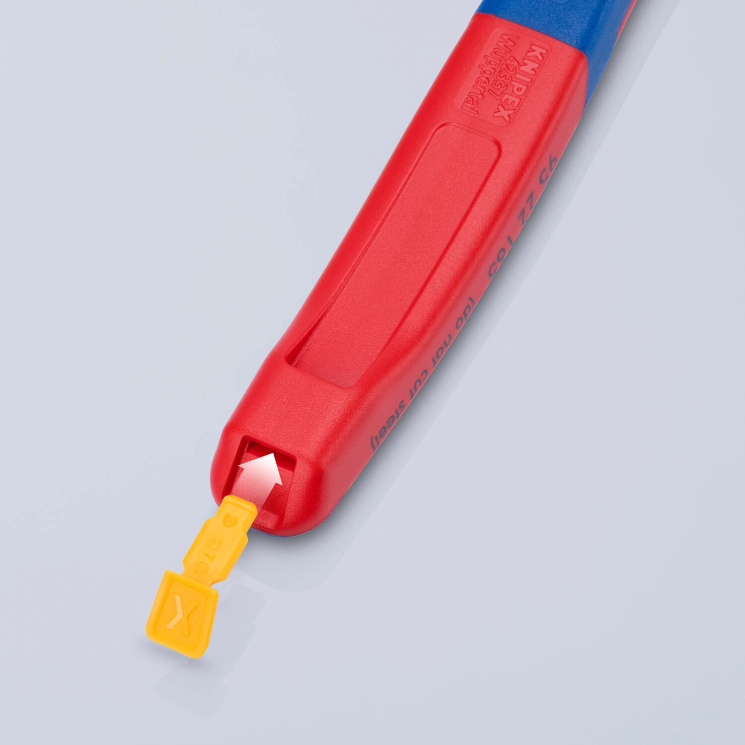 Knipex 95 12 200 KnipeXtend Cable Shears - Twin Cutting Edges, 8"