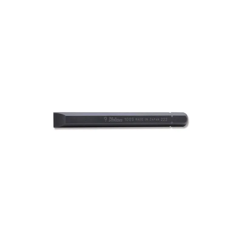 Ko-Ken 100S.80-6 5/16 Hex Dr. Bit Slotted 1.0 x 6 Length 80mm