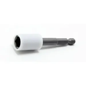 Ko-Ken 113.100-8SV Nut Setter With Plastic Protector 8 MM 6 Point 100 MM Turnable POM Cover 1/4 Hex Drive