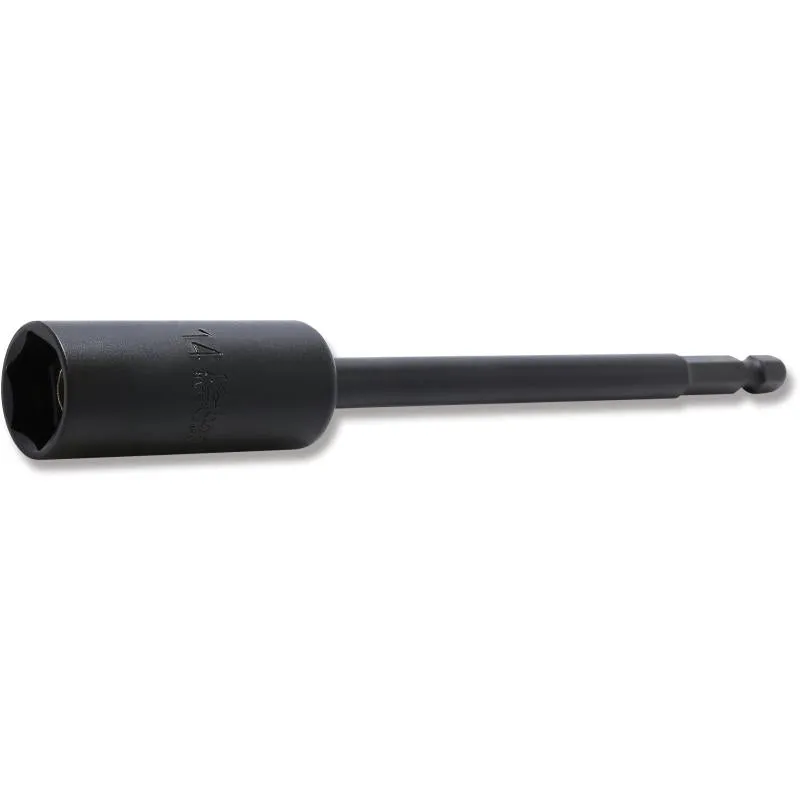 Ko-Ken 115G.150-14 1/4 Inch Hex Dr. Nut Setter 14 mm 6 point Length 150 mm Slide Magnet