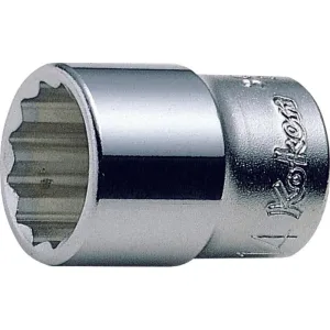 Ko-Ken 3405A-11/16 3/8 Sq. Dr. Socket 11/16 12 point Length 30mm