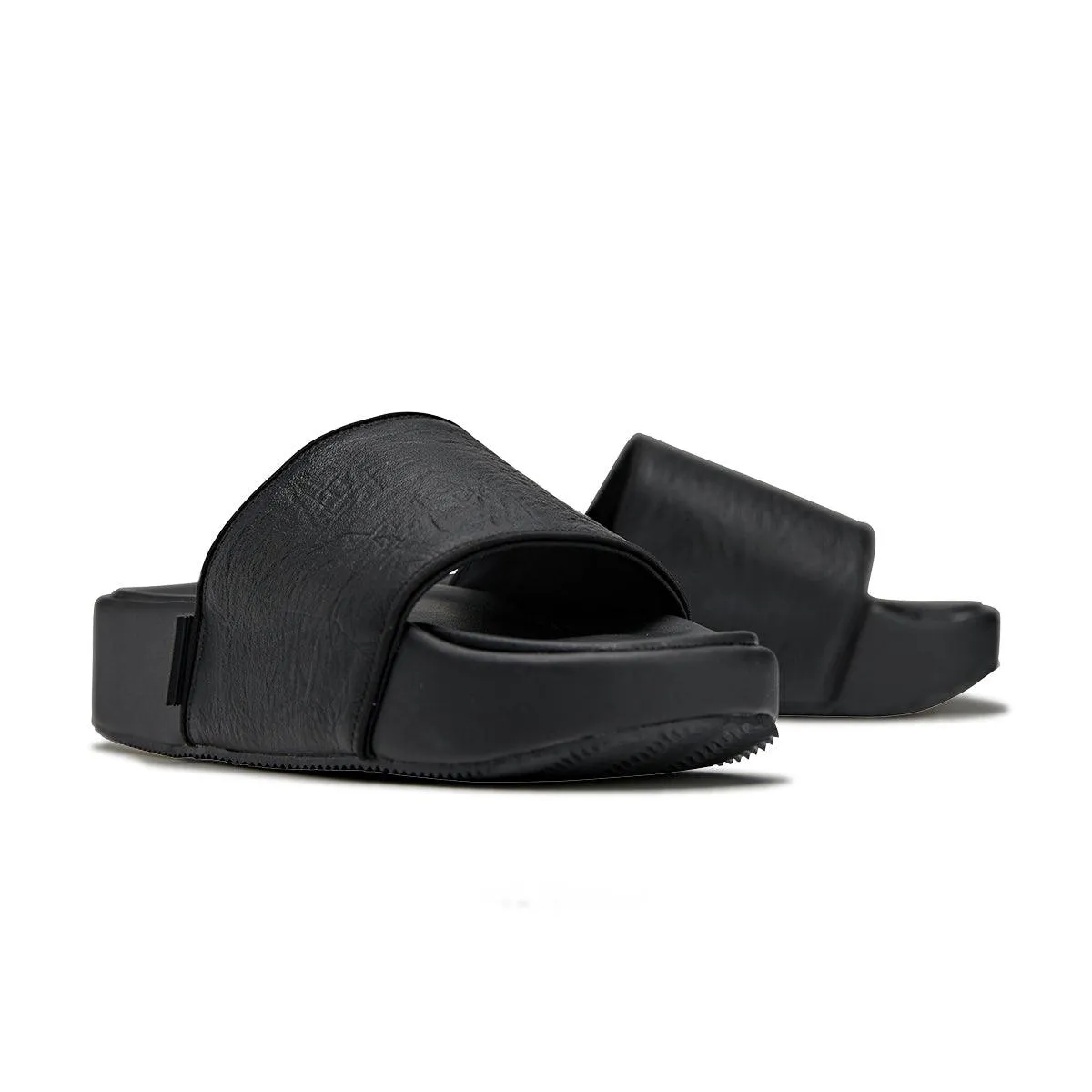 Leather Slides 'Black'
