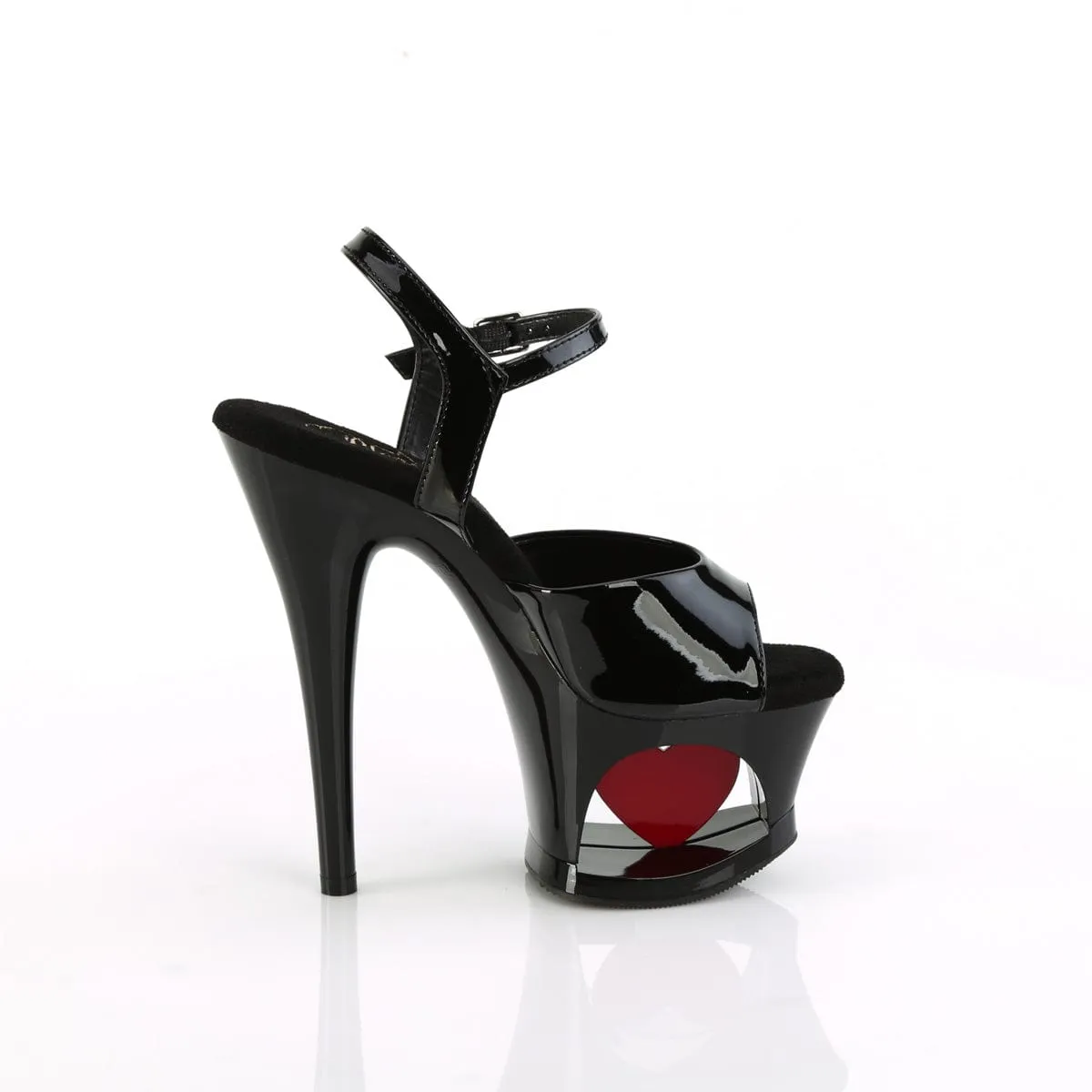 MOON-709H Black Patent/Black-Red