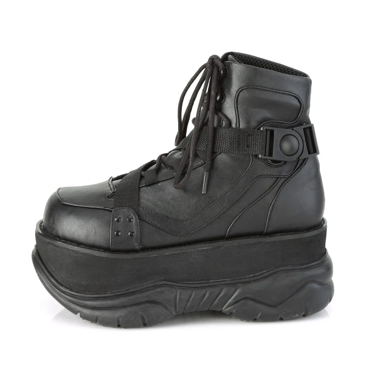 NEPTUNE-181 Black Vegan Leather