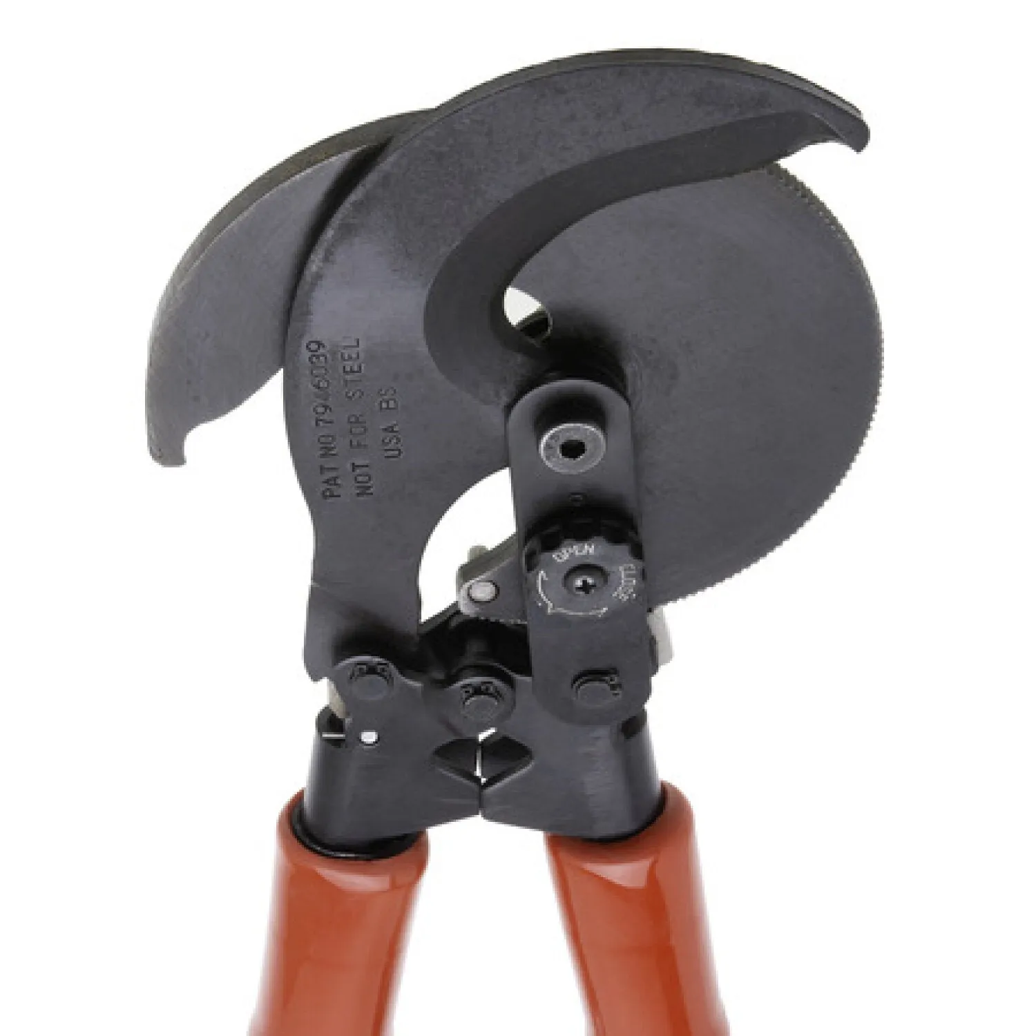NSI CCR-1000 Ratchet Drive Cable 1000 MCM Cable Capacity Max Insulated Diameter 2.38 20Inch Red