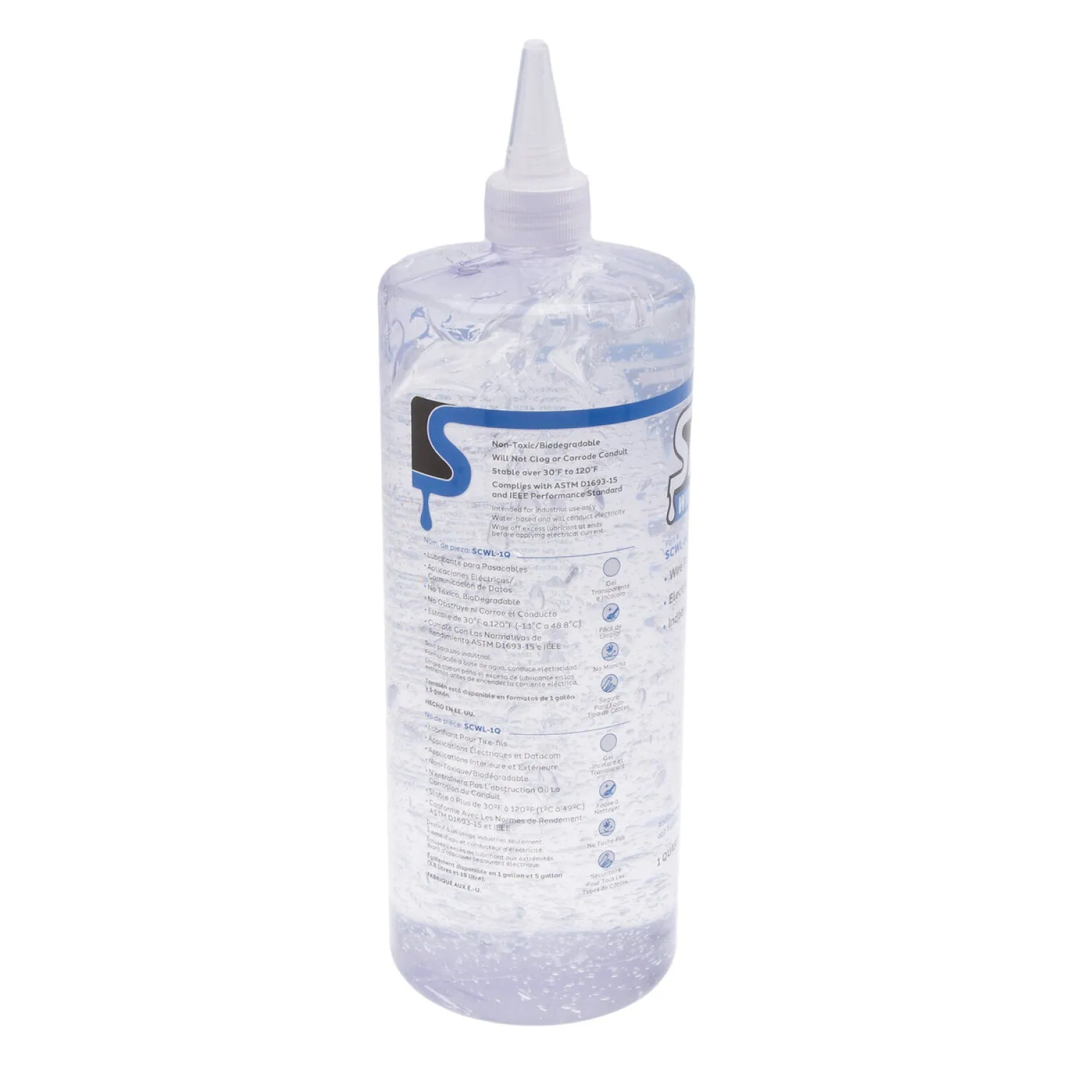 NSI SCWL-1Q Slyder Lubricant Clear 1 QT