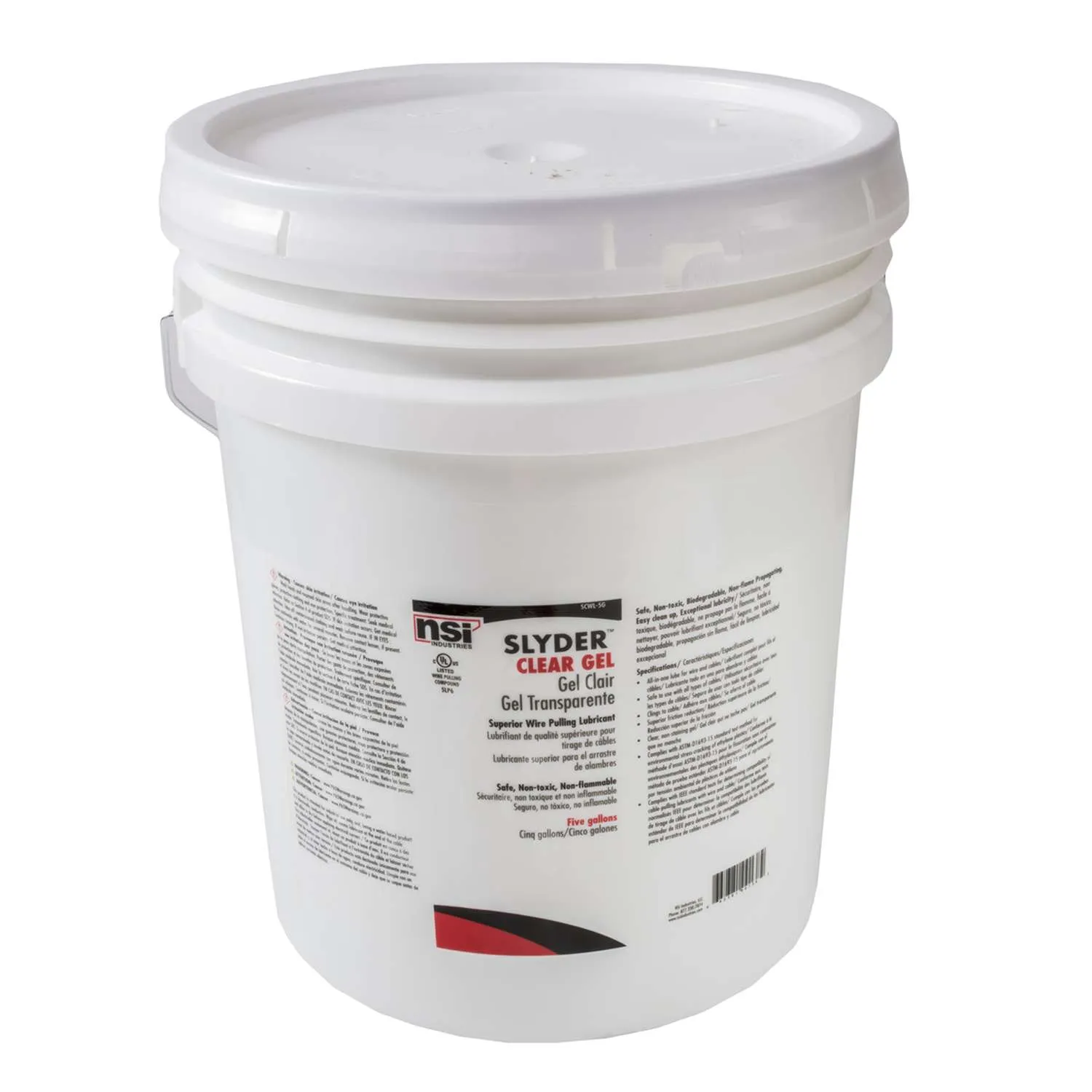 NSI SCWL-5G Slyder Lubricant Clear 5 GAL
