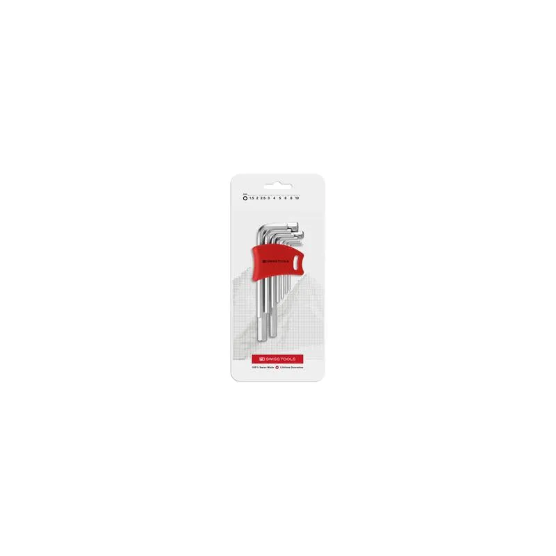 PB Swiss PB 210.DH-10 Key L- Wrenches, Set in a Compact Plastic Holder