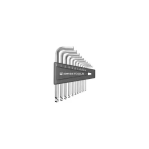 PB Swiss PB 212Z.H-12 Key L- Wrenches with ball point, set in a practical plastic holder
