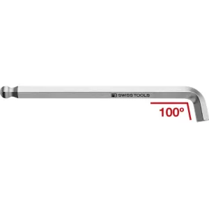 PB Swiss PB 2212.1,5 Hex Key L - Wrench with Ball Point  And  With Short 100 Key, L - 53 mm