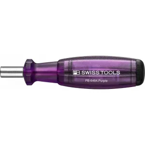 PB Swiss PB 6464.Purple Bit Holding Screwdriver with Magazine, Slotted, Phillips, TORX, 9 Pcs