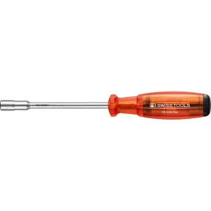 PB Swiss PB 6465.Red Bit Holding Screwdriver with Magazine, Slotted, Phillips, TORX, 9 Pcs