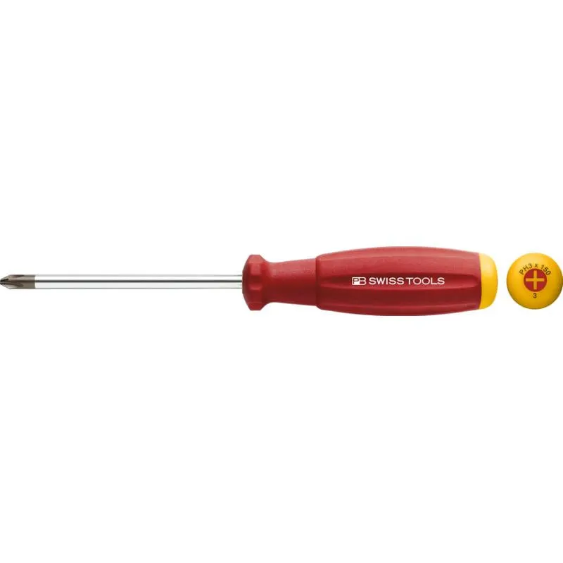 PB Swiss PB 8190.2-200/7 Screwdriver Phillips with Swiss Grip Handle, L - 310 mm