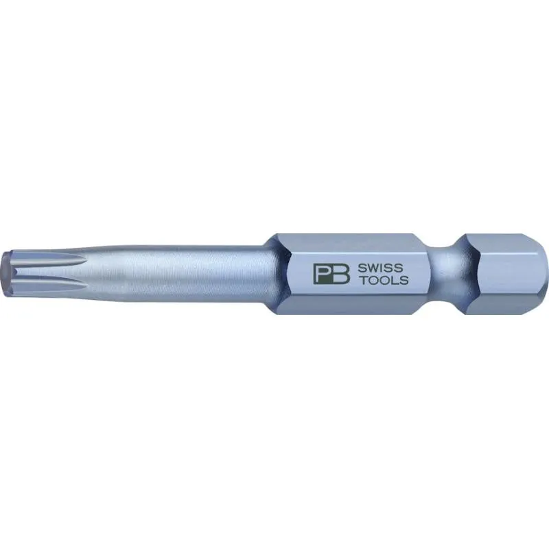 PB Swiss PB E6.400/4-50 Precision Bit for TORX-Screws, T4, L - 50 mm