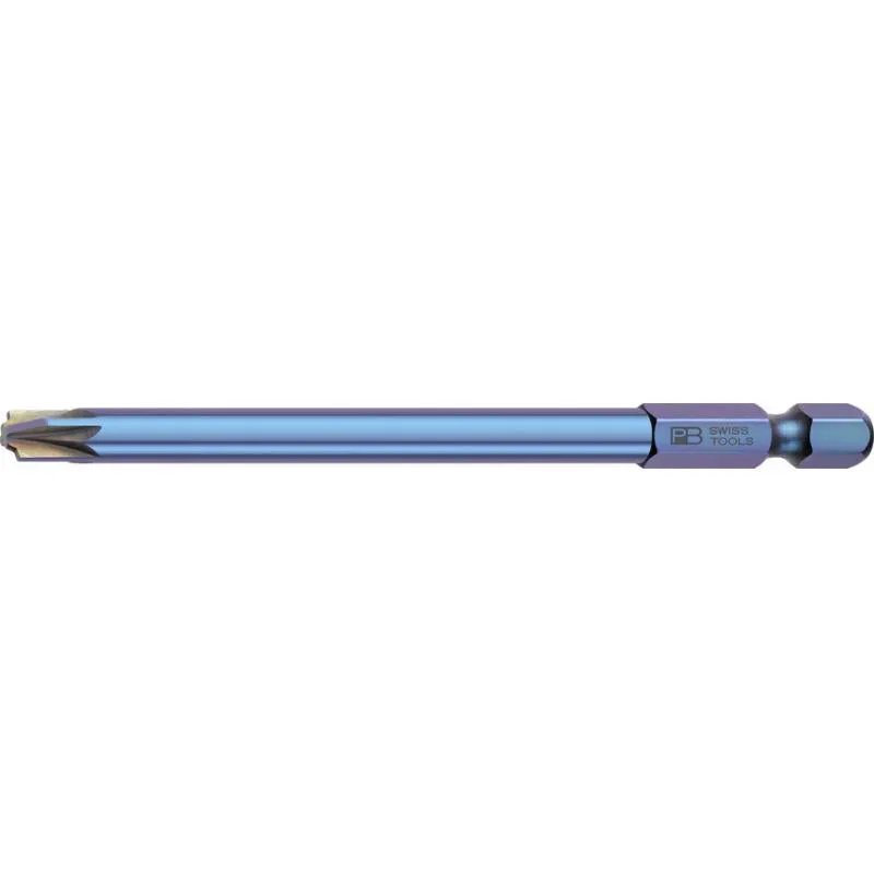 PB Swiss PB E6L.180/1 PrecisionBit, For Combination Screws Pozidriv/Slotted, PZ1, 95 mm