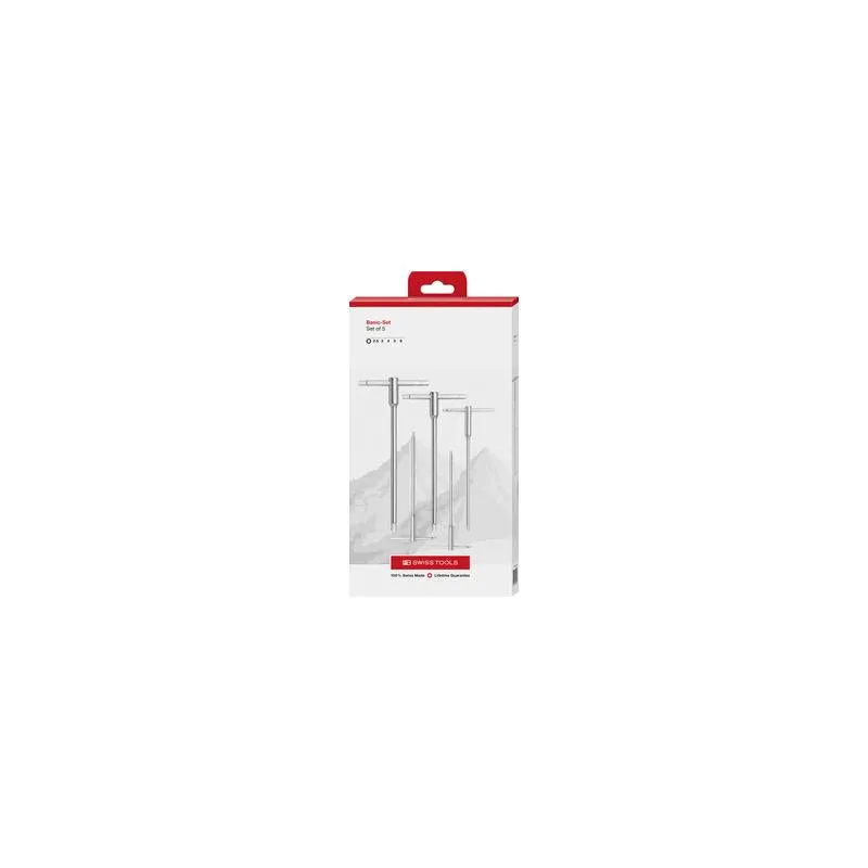 PB Swiss Tools PB 1204.SET 6 Screwdriver Set, T-Handle, 5pcs