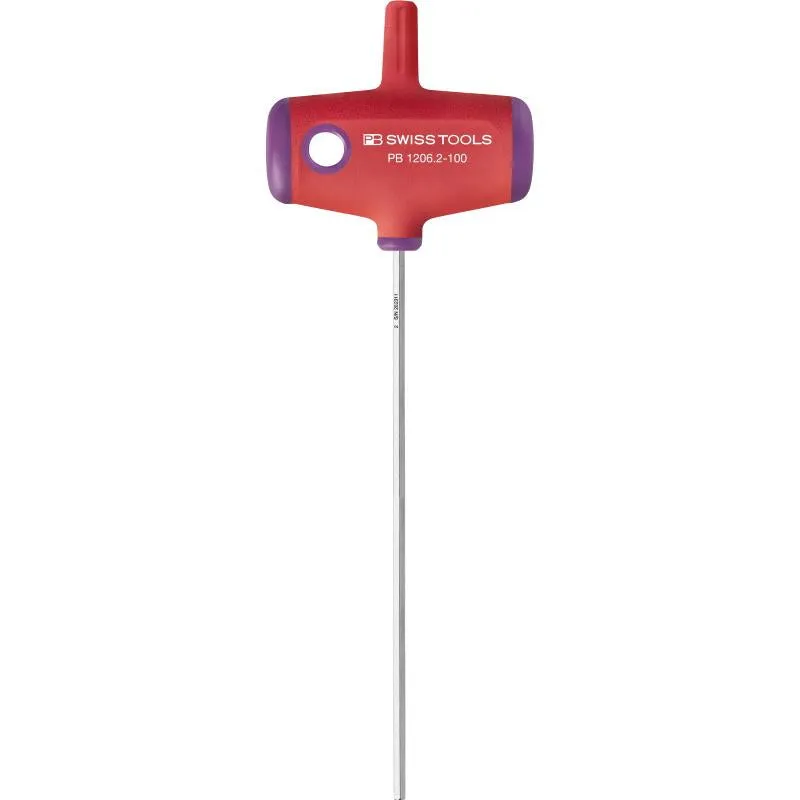 PB Swiss Tools PB 1206.2-100 Cross-Handle Screwdrivers, Hex 2 mm, 100 mm