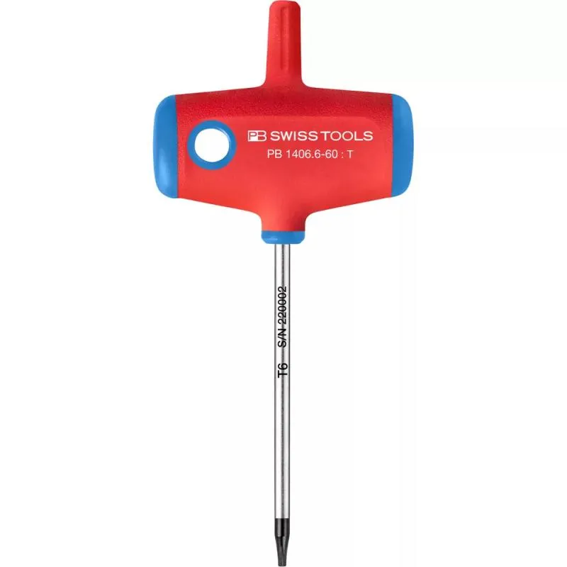 PB Swiss Tools PB 1406.6-60 Cross-Handle Screwdrivers, TORX T6