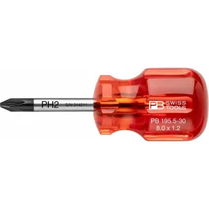 PB Swiss Tools PB 195.2-40 Phillips Classic Stubby screwdrivers PH2 x 40 mm