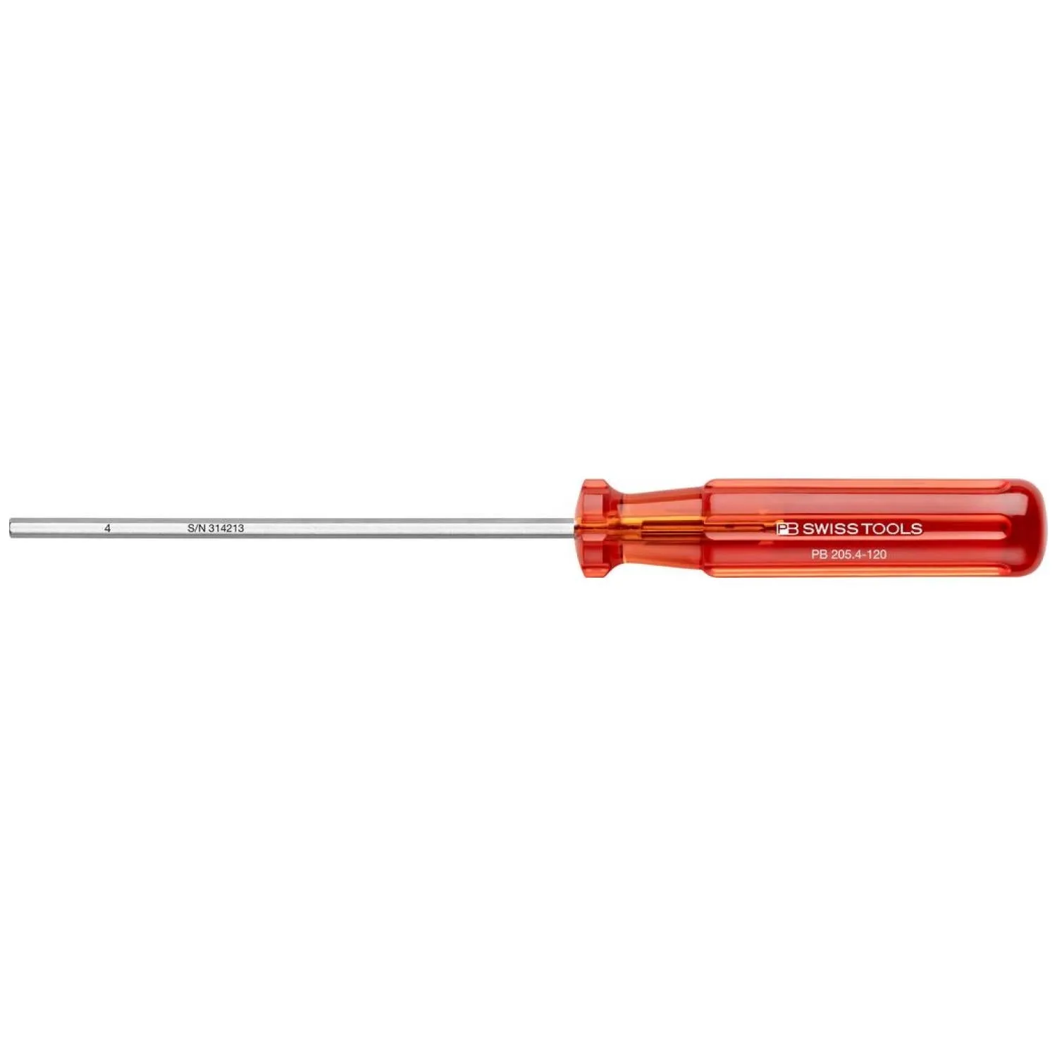 PB Swiss Tools PB 205.4-120 Hex Classic screwdrivers, 4mm x 120mm