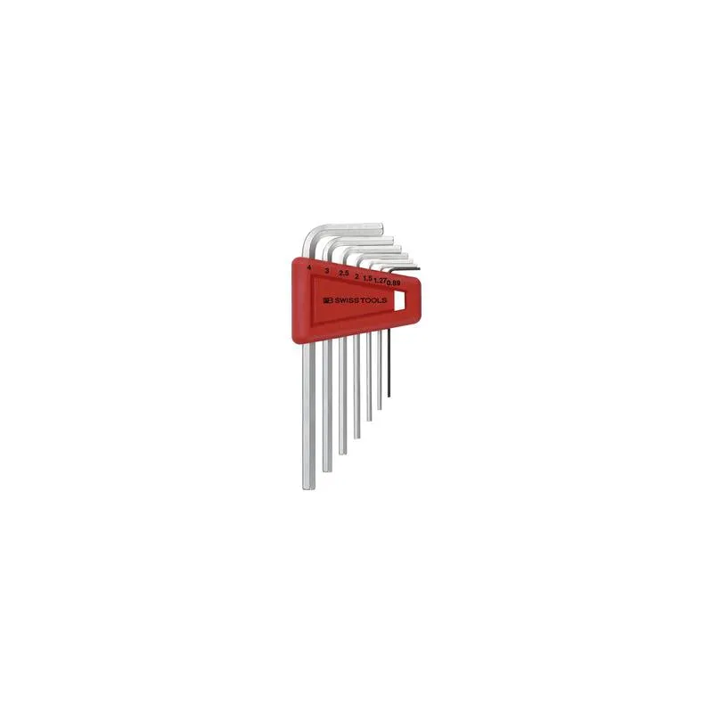 PB Swiss Tools PB 210.H-4 Key L-wrenches, set in a practical plastic holder