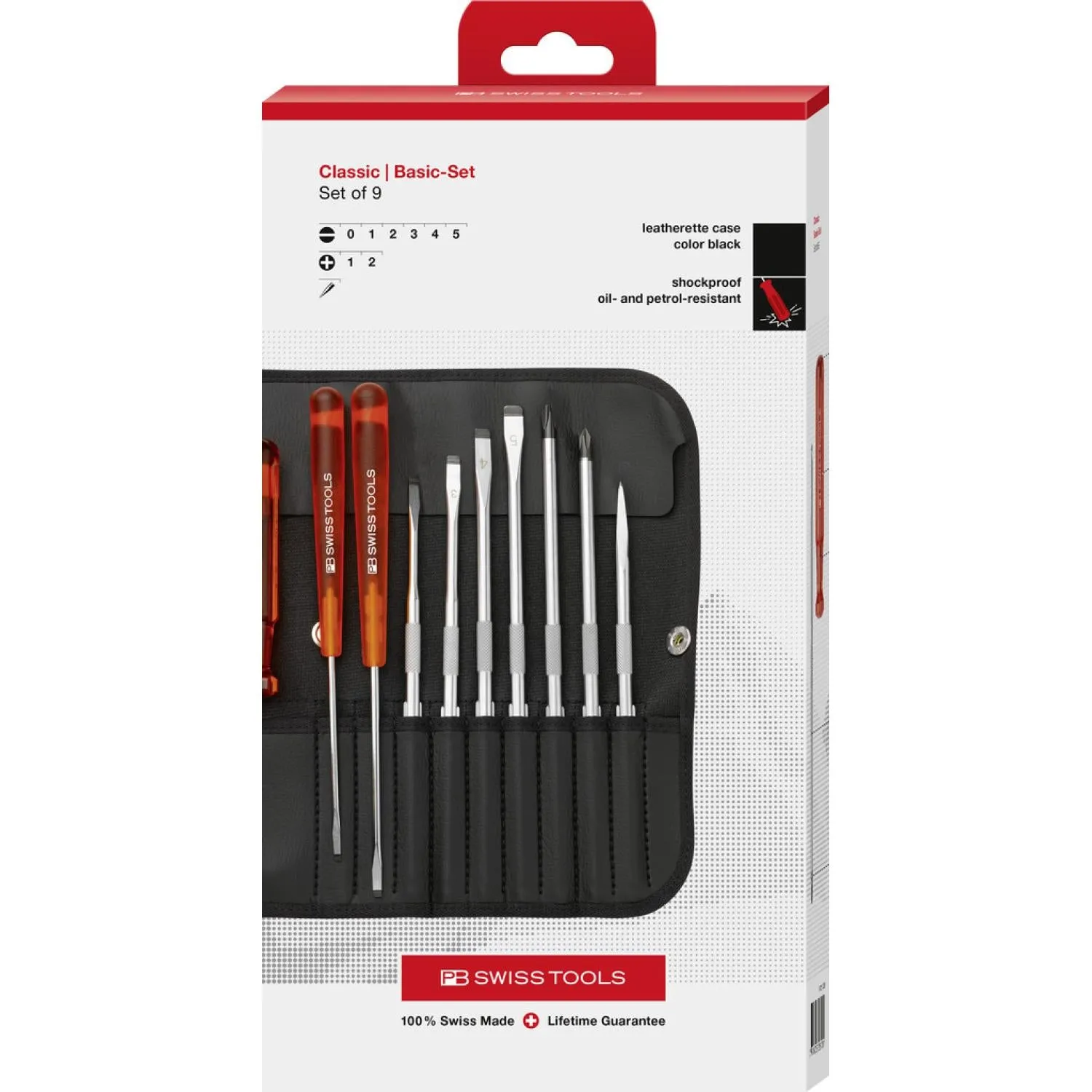 PB Swiss Tools PB 215.L 25 Roll-up Case Screwdriver Set 10 Pcs
