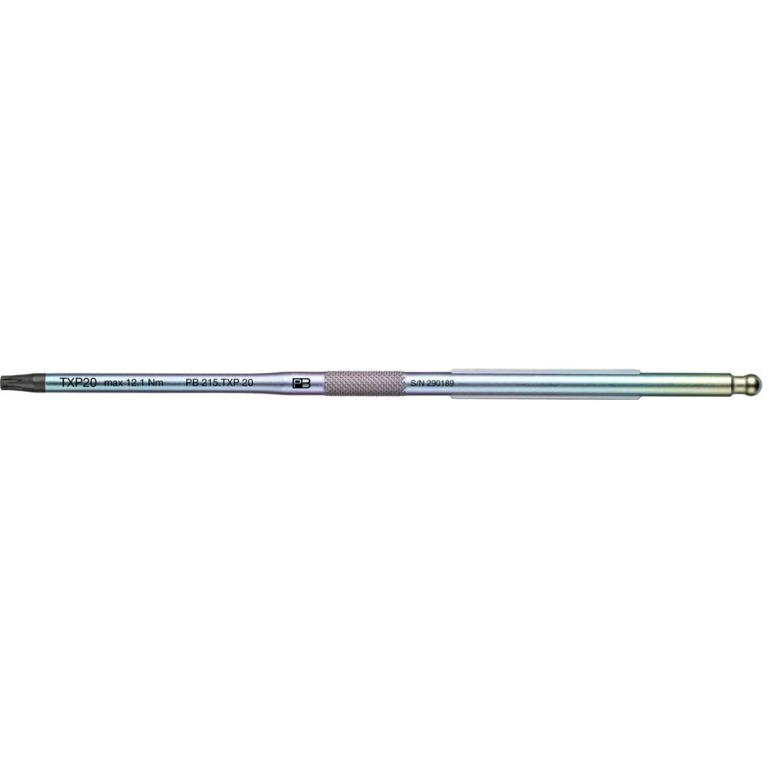 PB Swiss Tools PB 215.TXP 20 Interchangeable Blade, TORX, TXP20 x 190mm