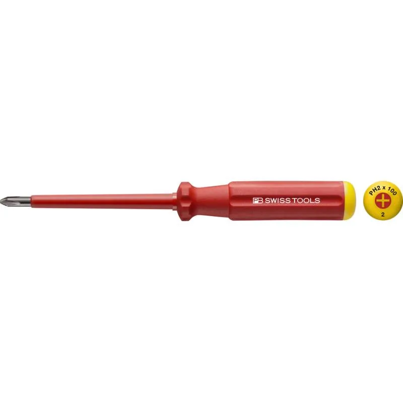 PB Swiss Tools PB 5190.2-100 Classic VDE Screwdriver Phillips Size PH2