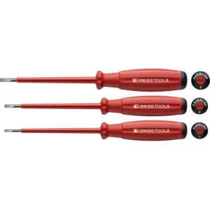 PB Swiss Tools PB 58539 SwissGrip VDE Screwdriver Set, Insulated, 3pcs