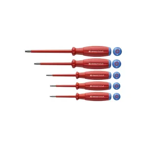 PB Swiss Tools PB 58549.CBB SwissGrip VDE screwdriver set, fully insulated up to 1000 V AC/1500 V DC