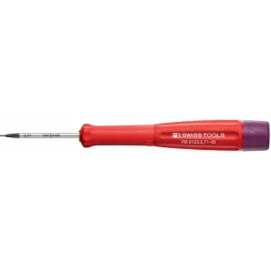 PB Swiss Tools PB 8123.0,71-40 Electronics Screwdriver, Hex, 0.71mm x 40mm