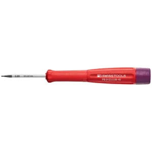 PB Swiss Tools PB 8123.0,89-40 Electronics Screwdriver, Hex, 0.89mm x 40mm