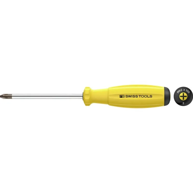 PB Swiss Tools PB 8190.1-80 ESD SwissGrip Screwdriver Phillips ESD - PH1