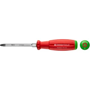 PB Swiss Tools PB 8192.S 2-100 SwissGrip Screwdrivers, Pozidriv, PZ2 x 100mm