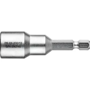 PB Swiss Tools PB E6.200/13 Socket Wrench Bit, Design E 6.3 (1/4")