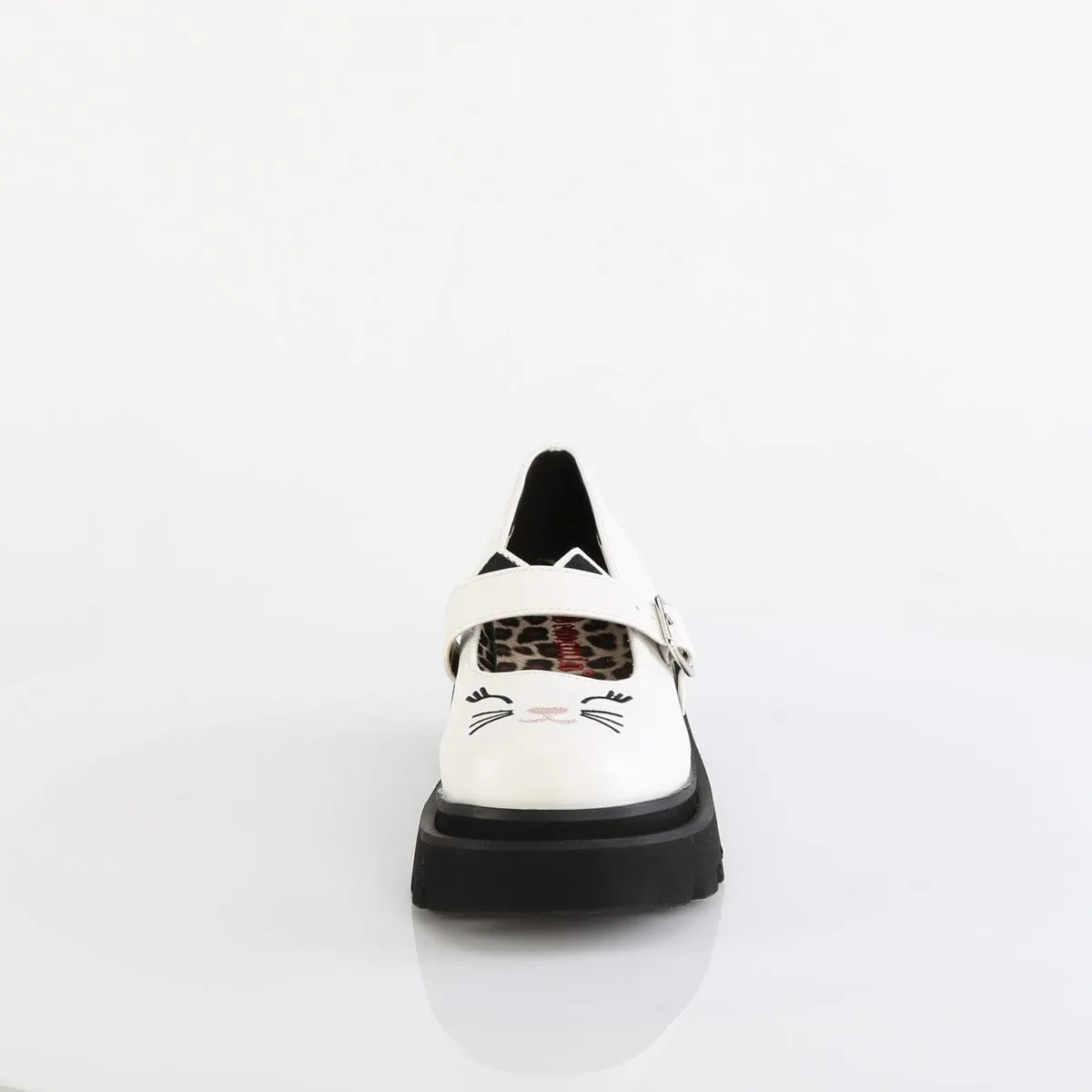 RENEGADE-56 White Vegan Leather