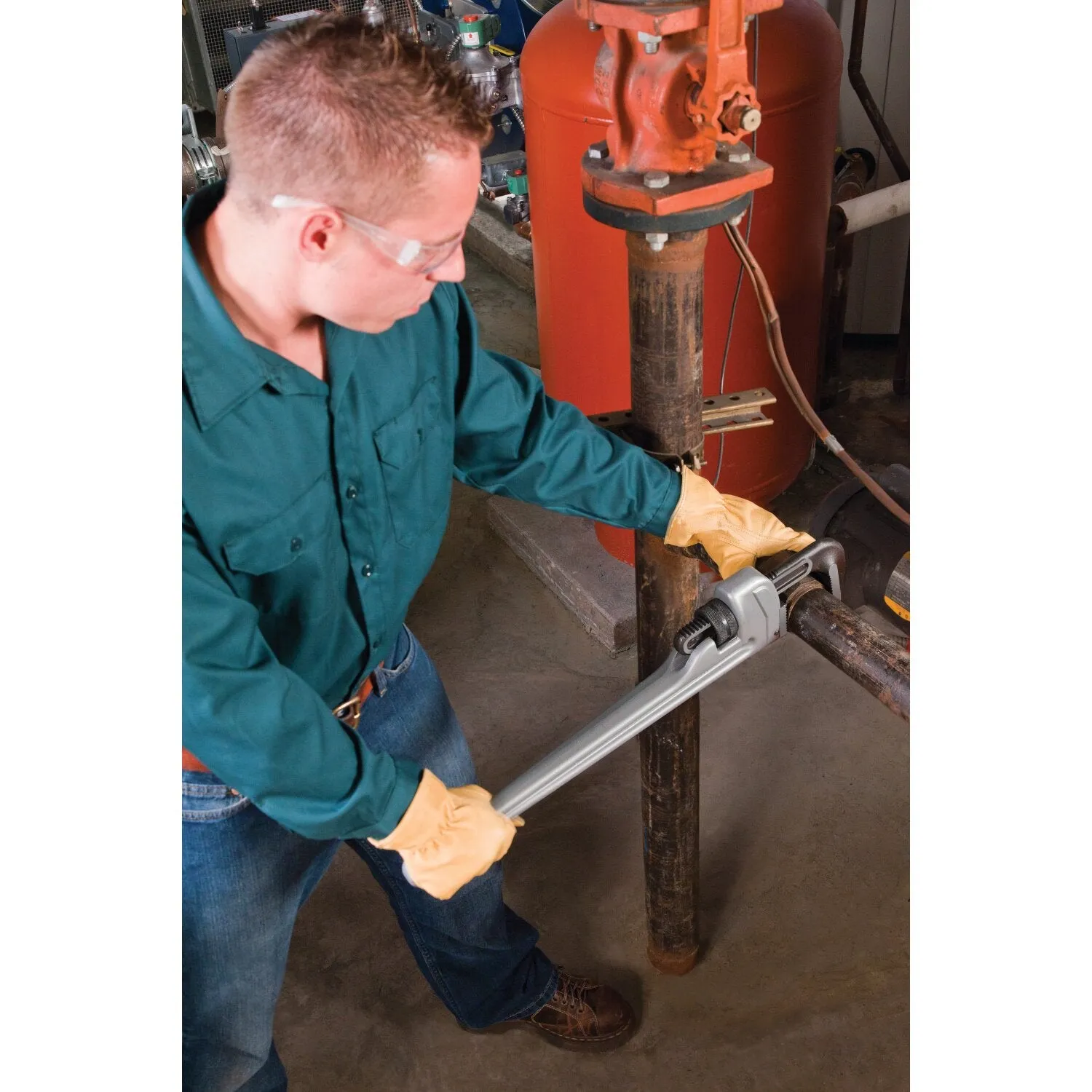 Ridgid 31105 24" Aluminum Straight Pipe Wrench