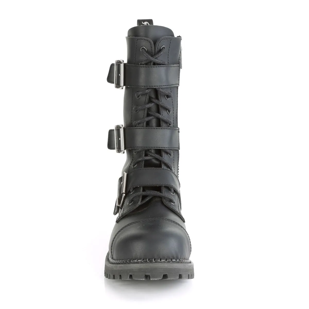 RIOT-12BK Black Vegan Leather