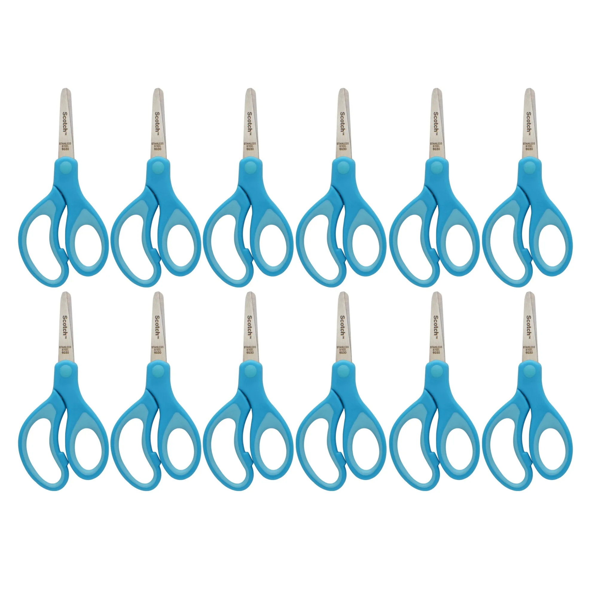 Scotch 5 in Soft Touch Blunt Kid Scissors 12 Count Pack - Purple 1442B-12