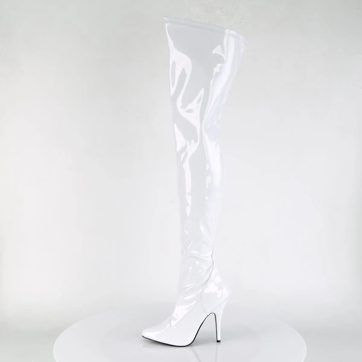 SEDUCE-3000 White Stretch Patent