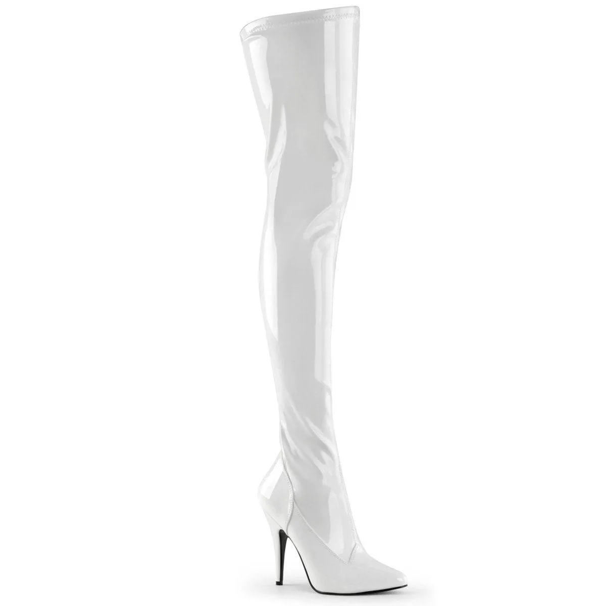 SEDUCE-3000 White Stretch Patent