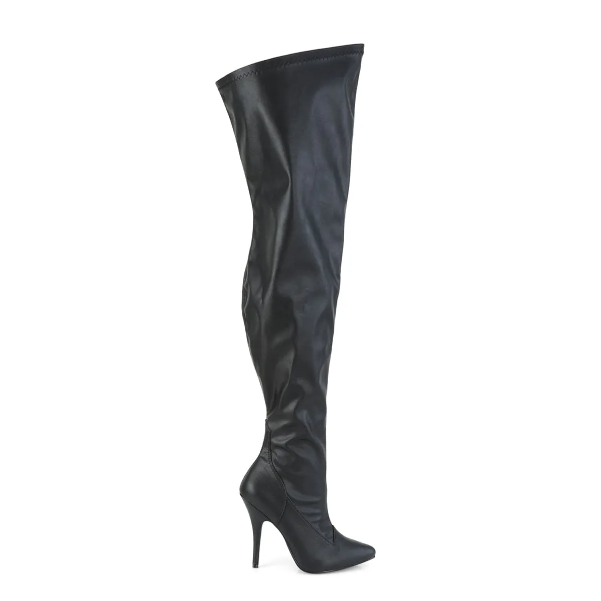 SEDUCE-3000WC Black Stretch Faux Leather