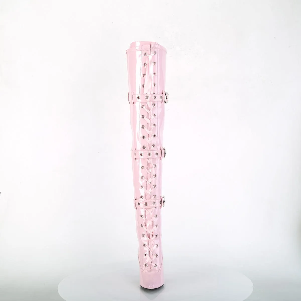 SEDUCE-3028 Baby Pink Stretch Patent