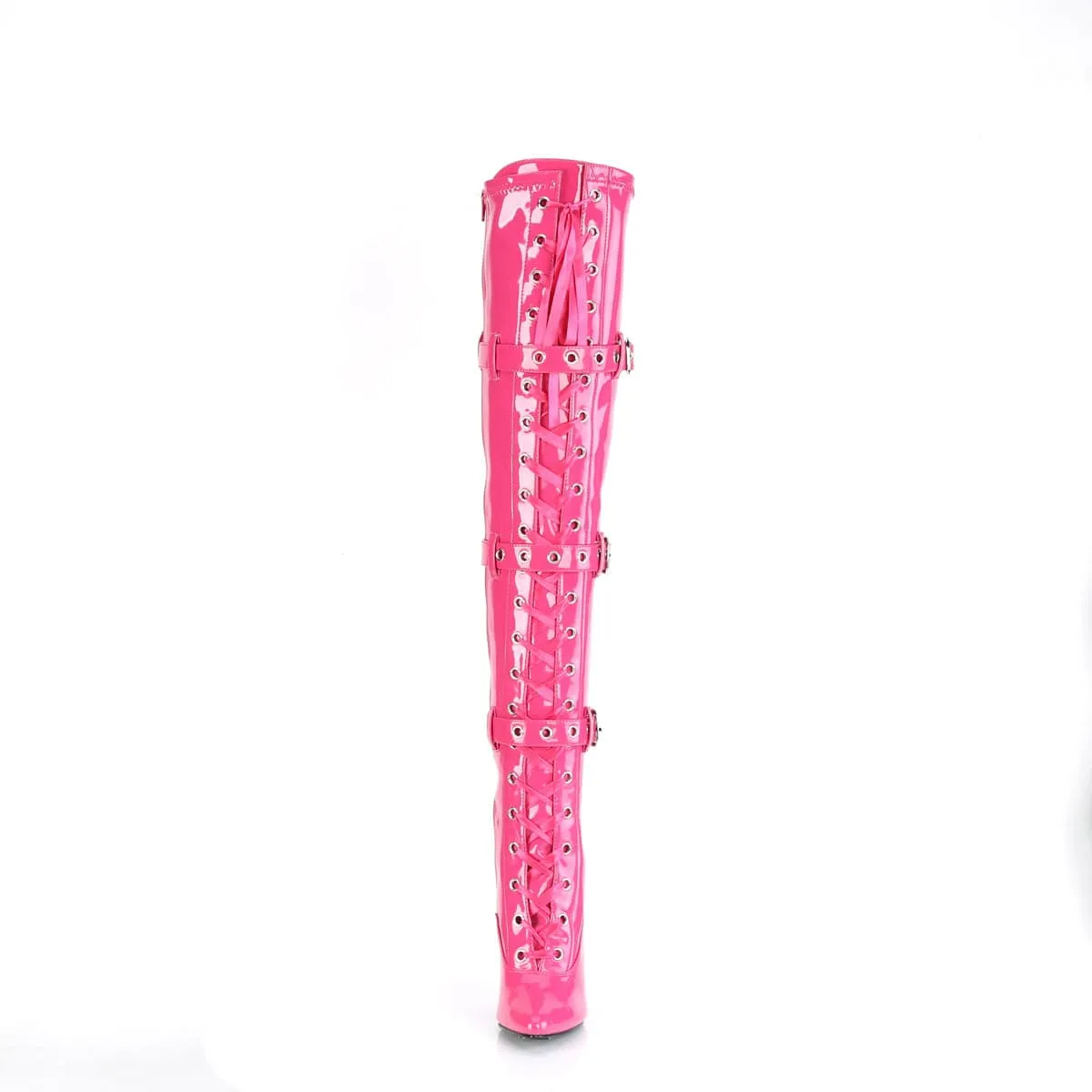 SEDUCE-3028 Hot Pink Stretch Patent