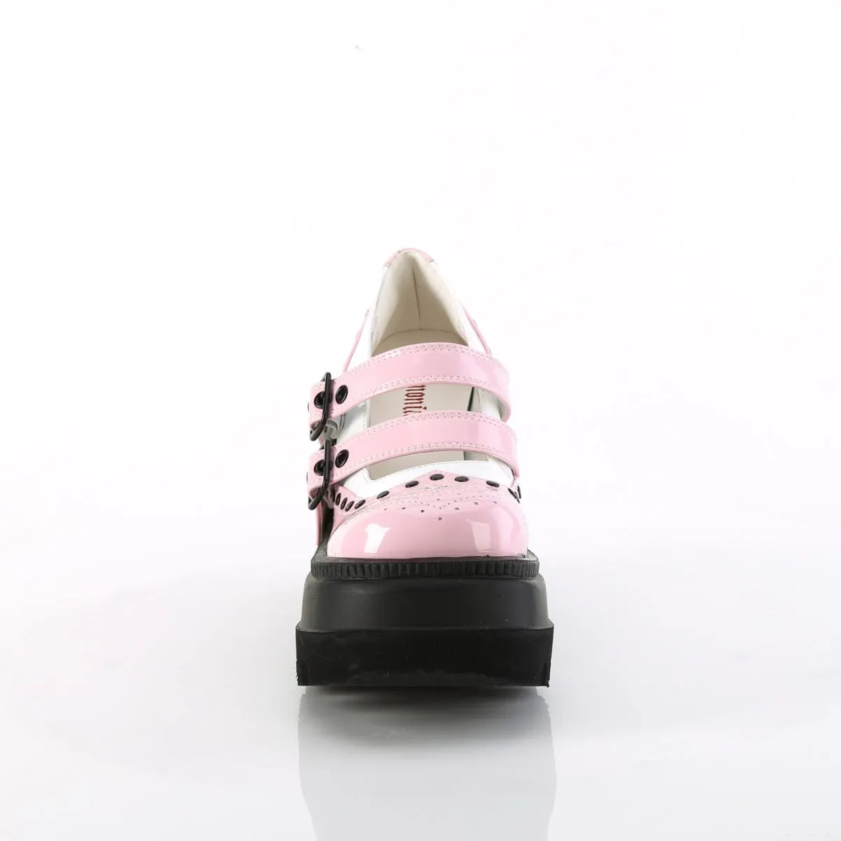 SHAKER-27 Baby Pink-White Patent