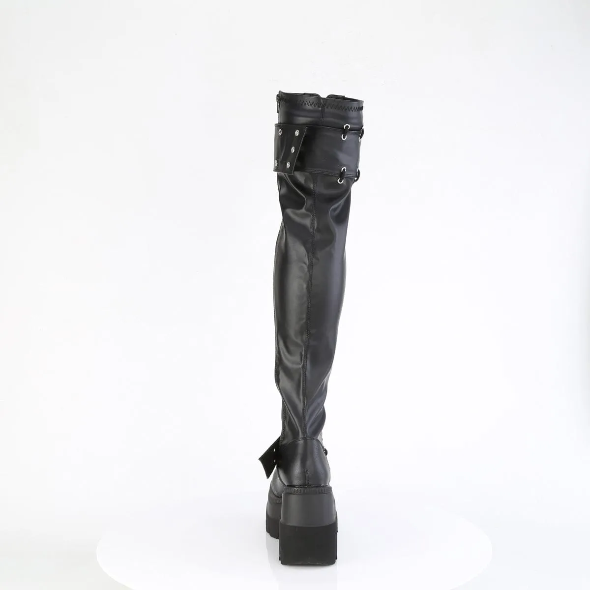 SHAKER-325 Black Vegan Leather
