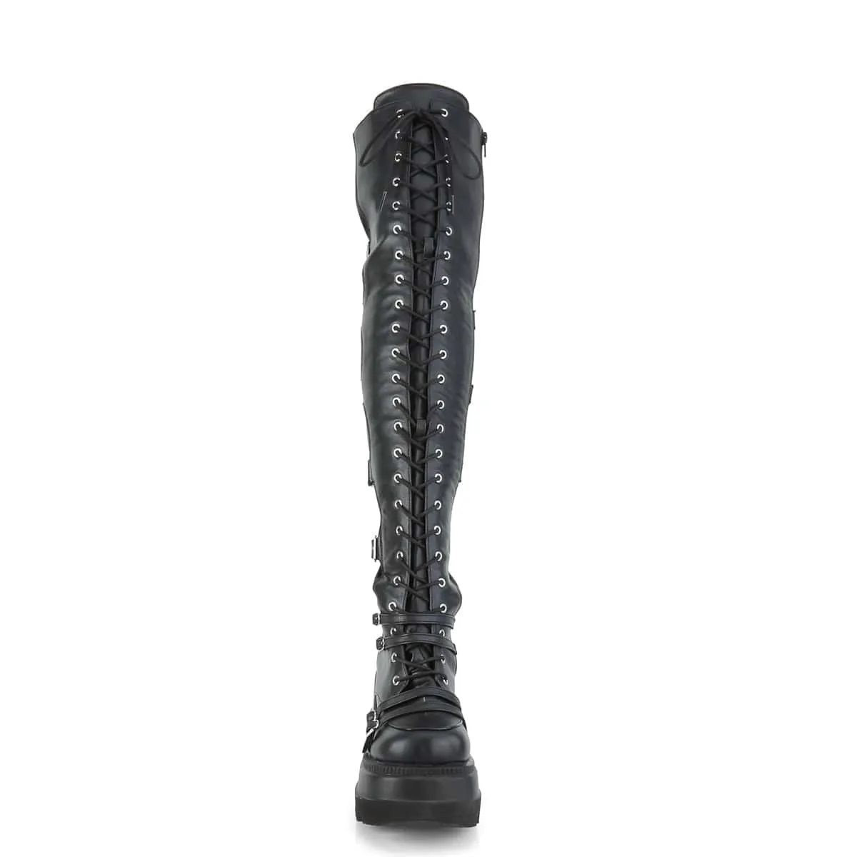 SHAKER-350 Black Veagn Leather-Stretch