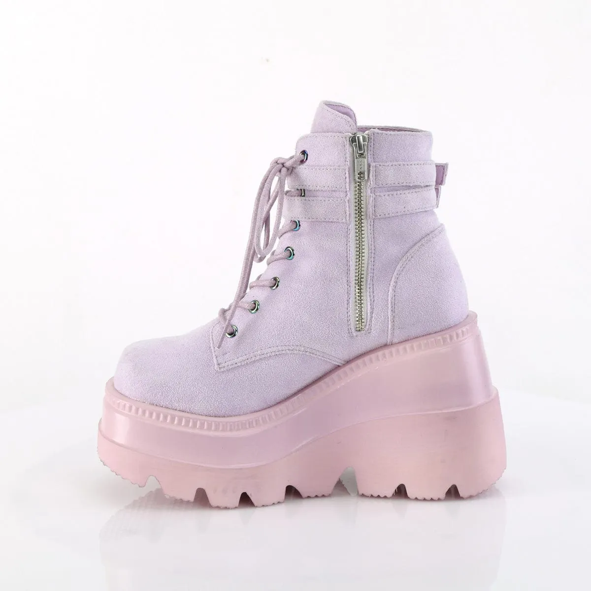 SHAKER-52 Lavender Vegan Suede