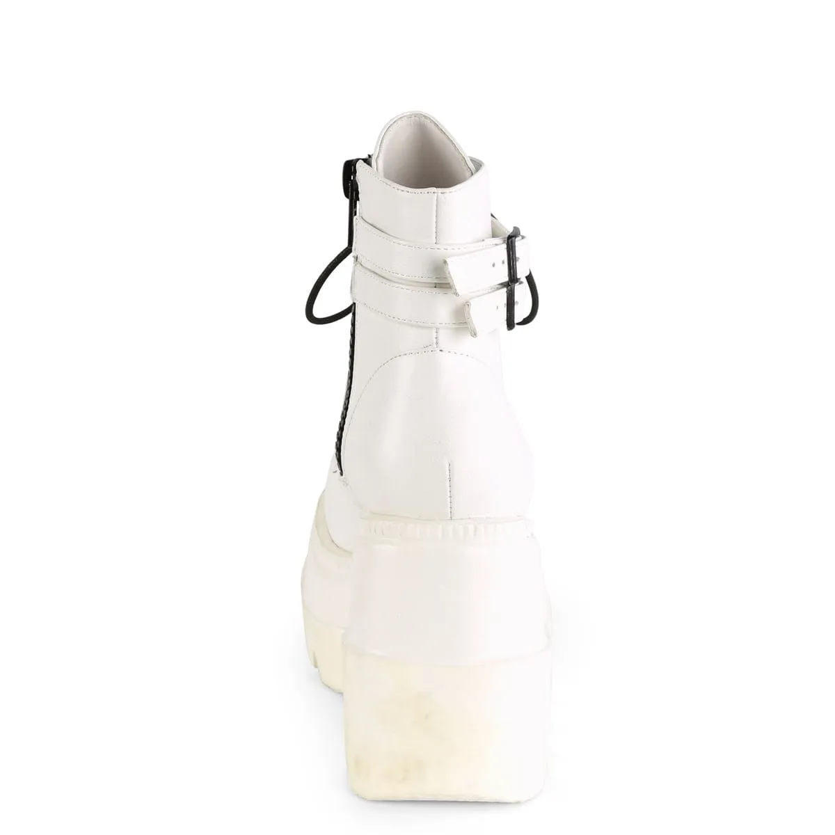 SHAKER-52 White Vegan Leather