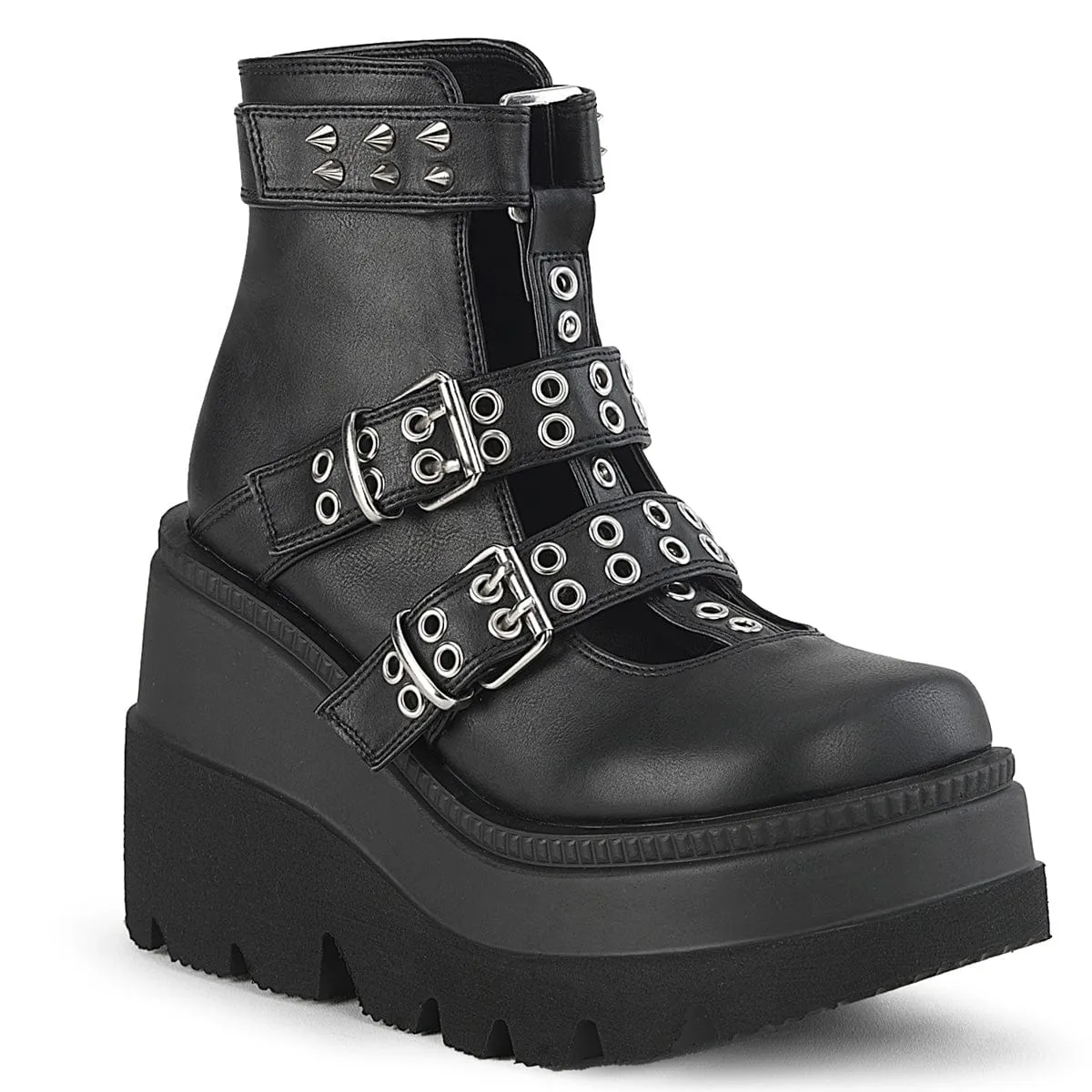 SHAKER-62 Black Vegan Leather